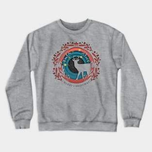 Merry Christmas Artistic Winter scene Crewneck Sweatshirt